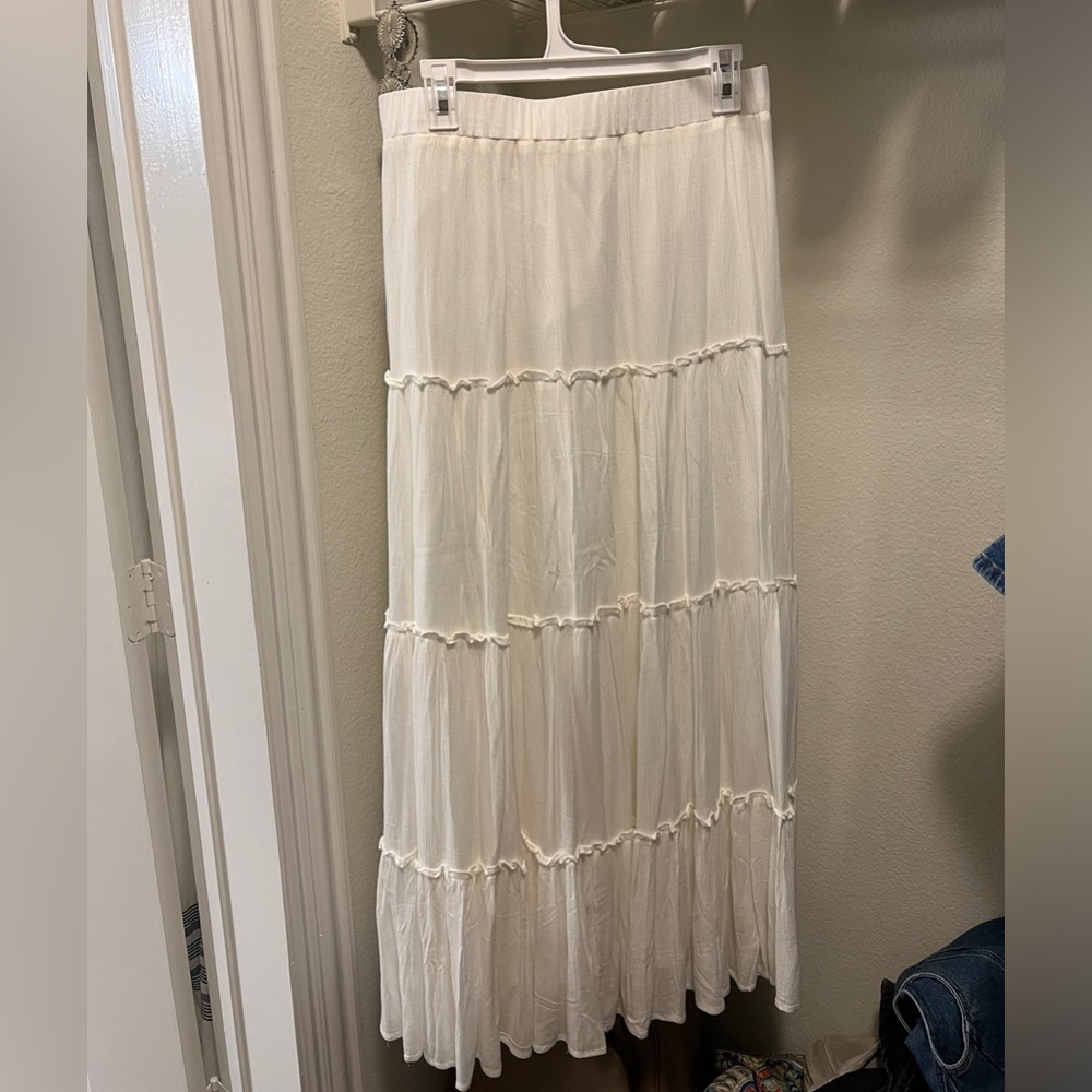 Princess Polly Tiered Maxi Skirt